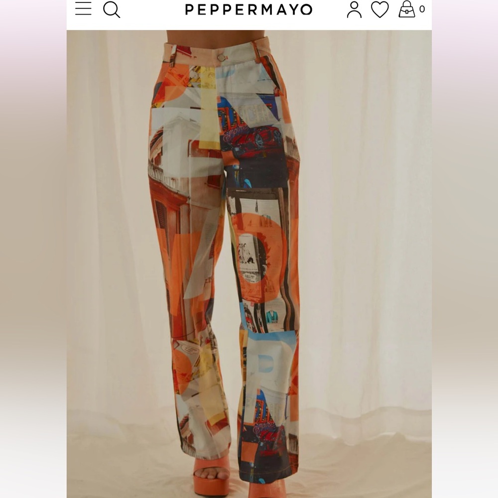 Peppermayo Ticket to Nowhere Pants - PM Film Graphic